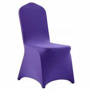 VEVOR CHAIR COVERS 50 PCS PURPLE STRETCH WASHABLE FOR PARTIES
