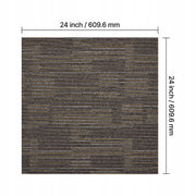 VEVOR PROFESSIONAL CARPET TILES MODULAR 609.6X609.6X6 MM 24 PCS