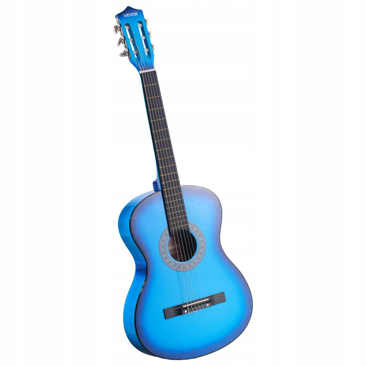 VEVOR ACOUSTIC GUITAR 38 INCH 960 MM WOODEN STARTER KIT BLUE