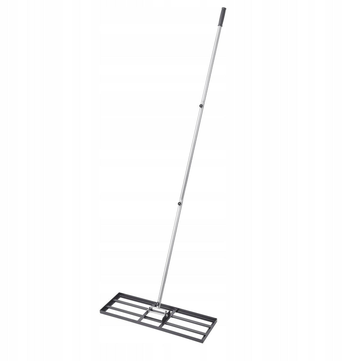 VEVOR 213 CM PROFESSIONAL LAWN RAKE WITH HANDLE AND BASE