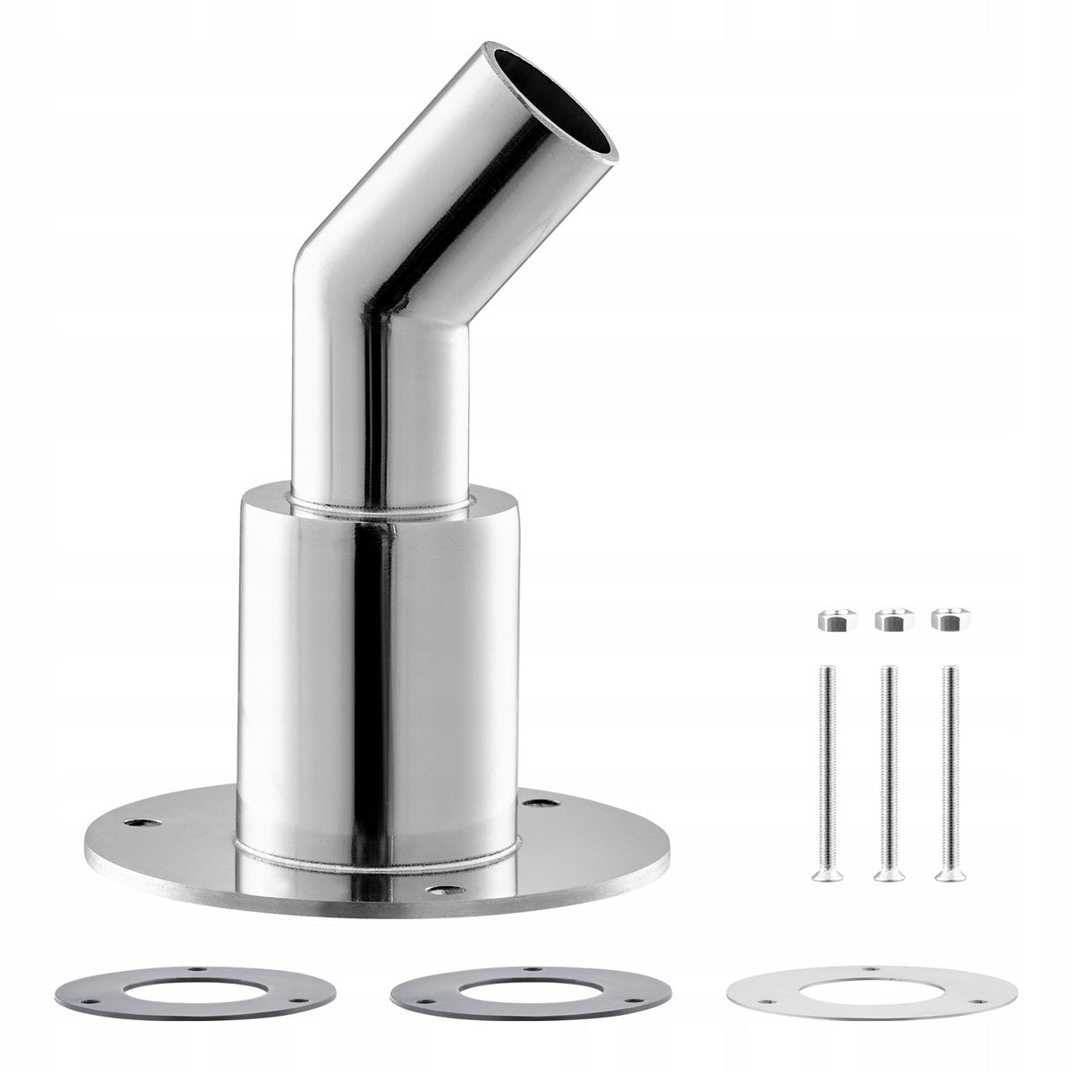 VEVOR 24MM STAINLESS STEEL EXHAUST THRU-HULL FITTING SOLID