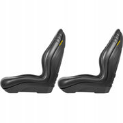VEVOR FORKLIFT SEAT SET OF 2 VINYL COMFORTABLE BLACK