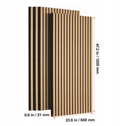 PROFESSIONAL VEVOR MDF ACOUSTIC PANELS 1200X600 MM OAK WALL PANELS