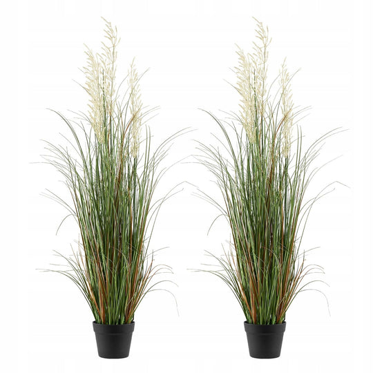 VEVOR ARTIFICIAL GRASS 2 PCS 1194MM REED IN PREMIUM PVC POT