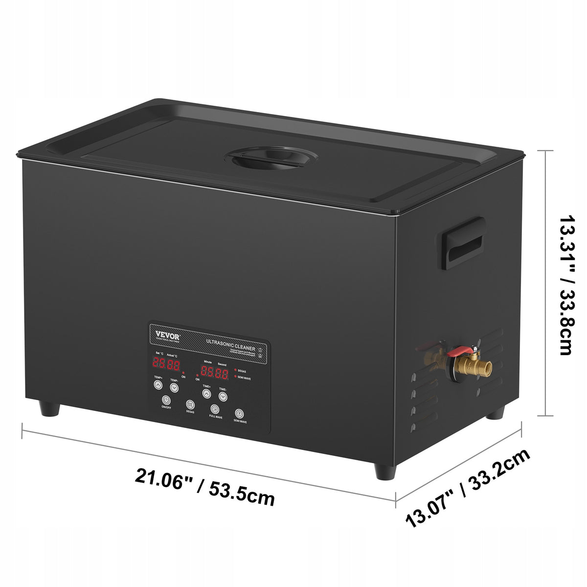VEVOR ULTRASONIC CLEANER 600W DIGITAL ULTRASONIC WASHER 30L