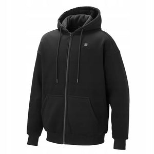 VEVOR UNISEX HEATED HOODIE WITH ZIPPER 5 HEATING ZONES