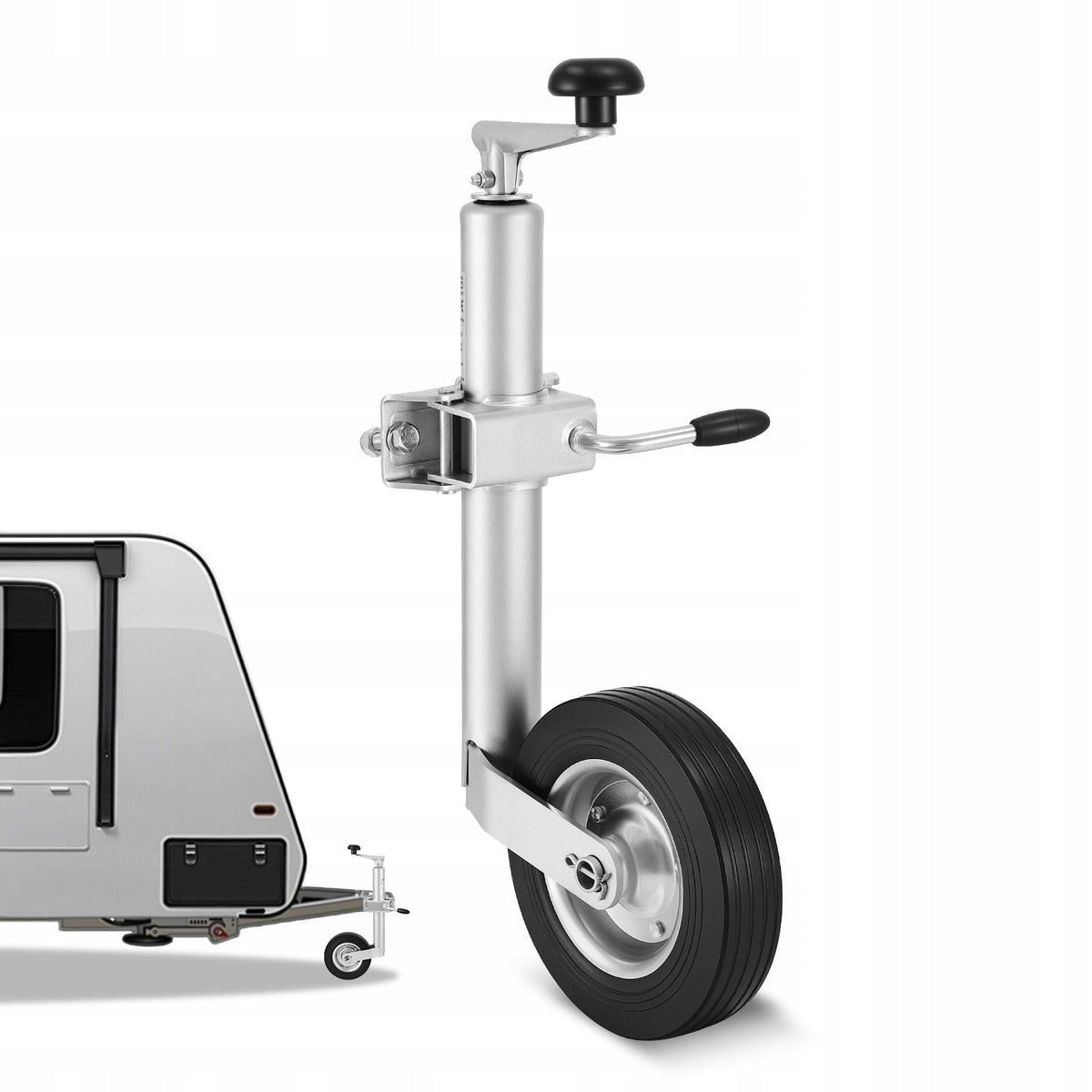 VEVOR SUPPORT WHEEL 150 KG HEIGHT ADJUSTMENT STRONG CONSTRUCTION