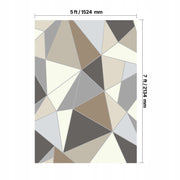 VEVOR RUG 1524X2134 MM SHORT PILE ANTI-SLIP WASHABLE MODERN