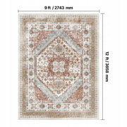 VEVOR CARPET 2743X3658 MM SHORT PILE WASHABLE NON-SLIP