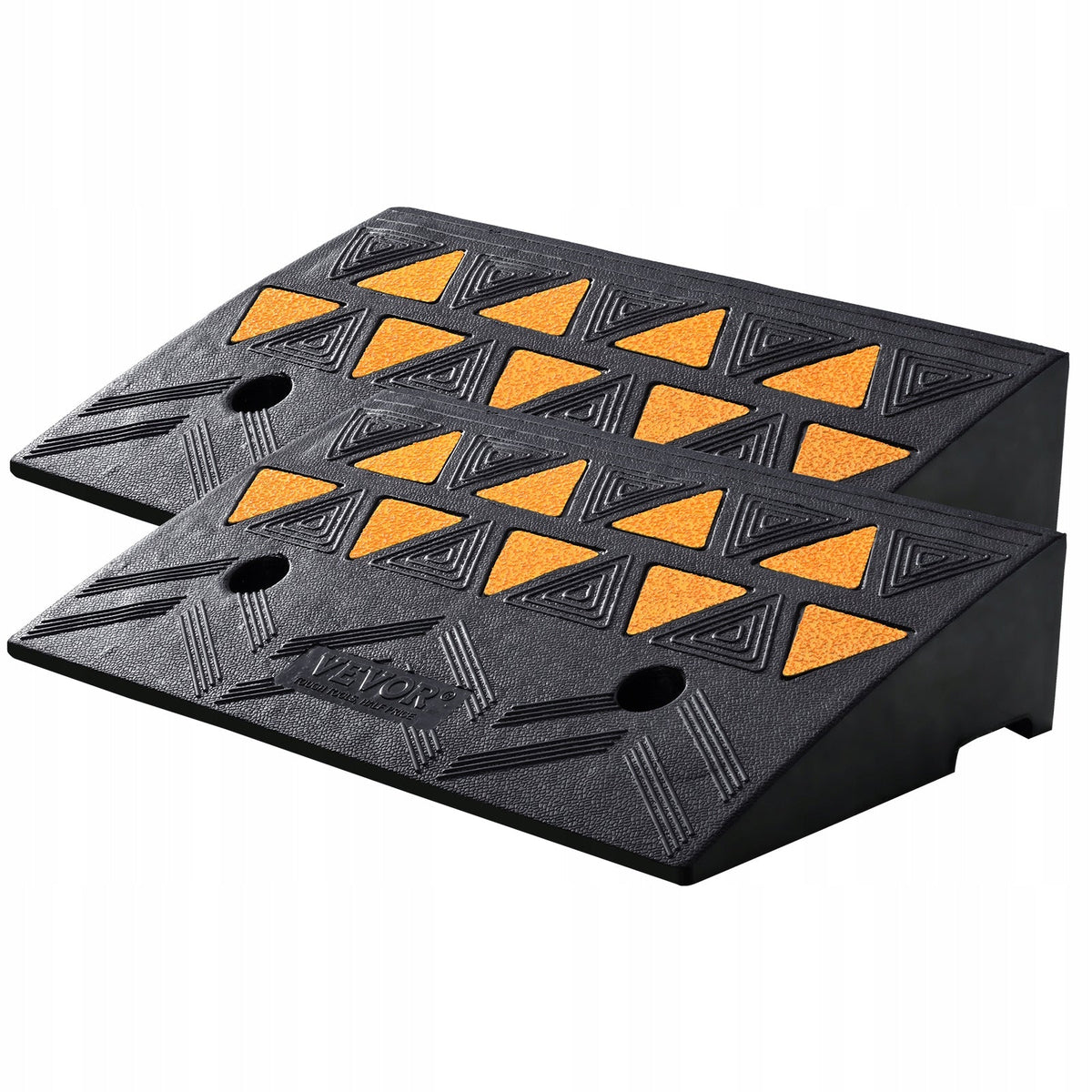 VEVOR THRESHOLD RAMP 2X RUBBER HEAVY DUTY 15 TON CAPACITY CURB RAMP