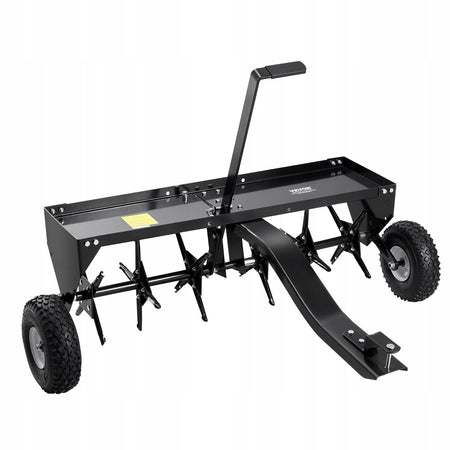 VEVOR tow-behind lawn aerator, 1275 x 980 x 885 mm