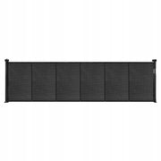 VEVOR FOLDABLE BABY GATE 87 CM STRONG STABLE MESH BLACK