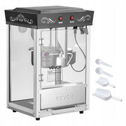 PROFESSIONAL POPCORN MACHINE VEVOR 8 OZ 800W BLACK STAINLESS STEEL