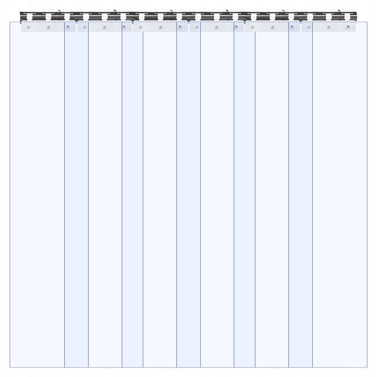 VEVOR PVC STRIP CURTAIN 6-PACK 915X2134MM THICKNESS 2MM STRONG AND DURABLE