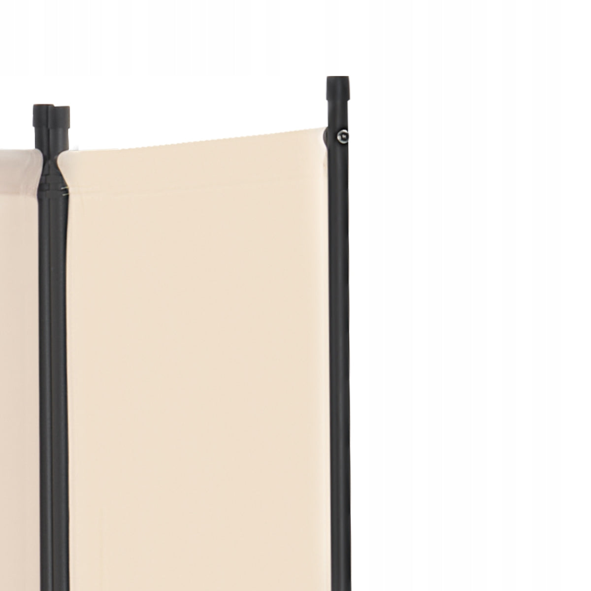VEVOR 6-PANEL FOLDING ROOM DIVIDER STRONG FRAME BEIGE 3110X1805X450MM