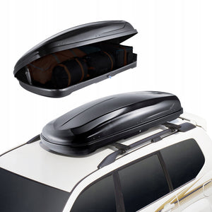 VEVOR ROOF BOX 220L ABS STRONG ROOF RACK DOUBLE-SIDED OPENING