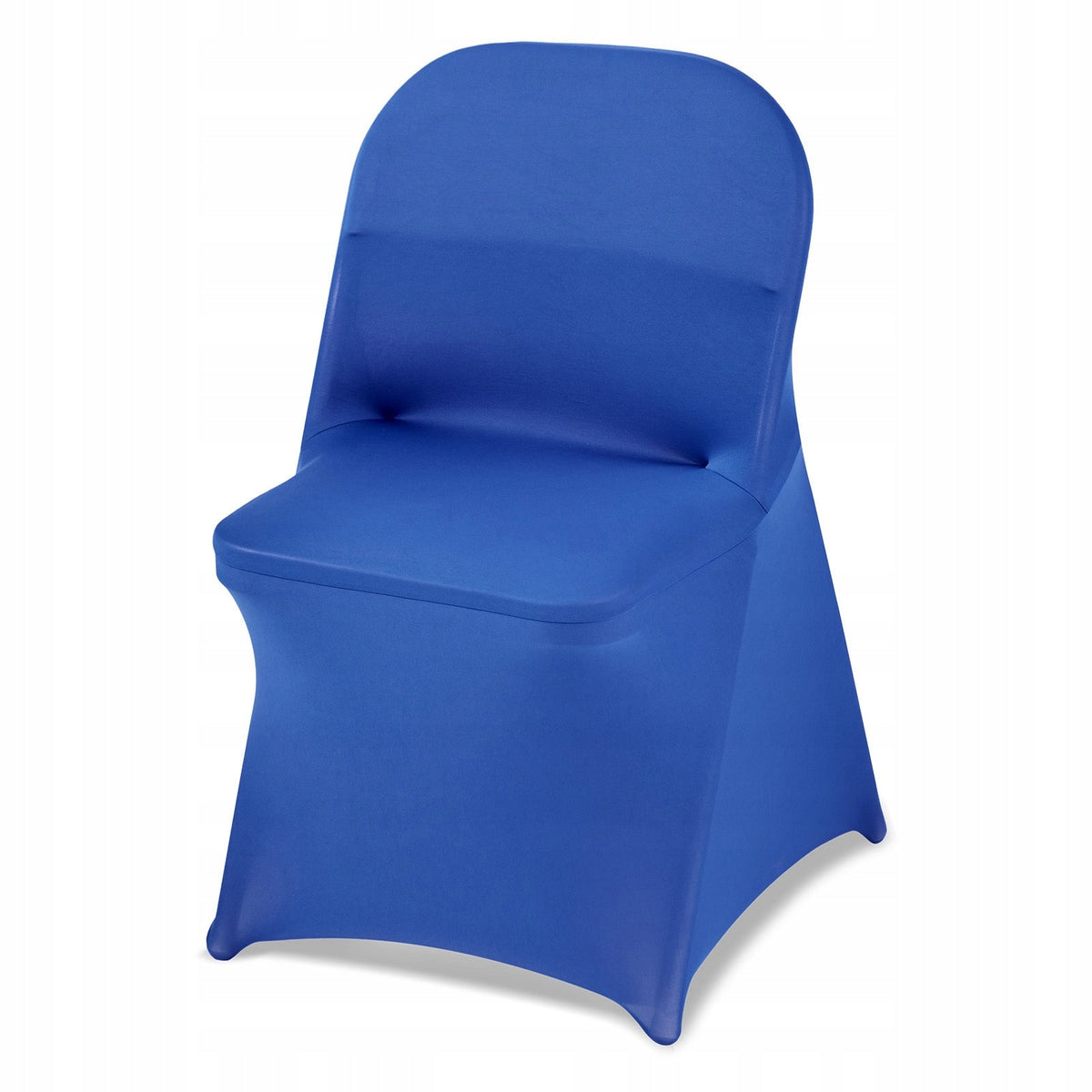VEVOR 50 PCS ELASTIC CHAIR COVERS BLUE FOR FOLDING CHAIRS