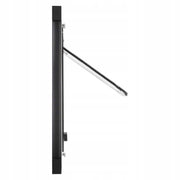 VEVOR ADJUSTABLE CAT FLAP 787-914MM ALUMINUM BLACK STRONG