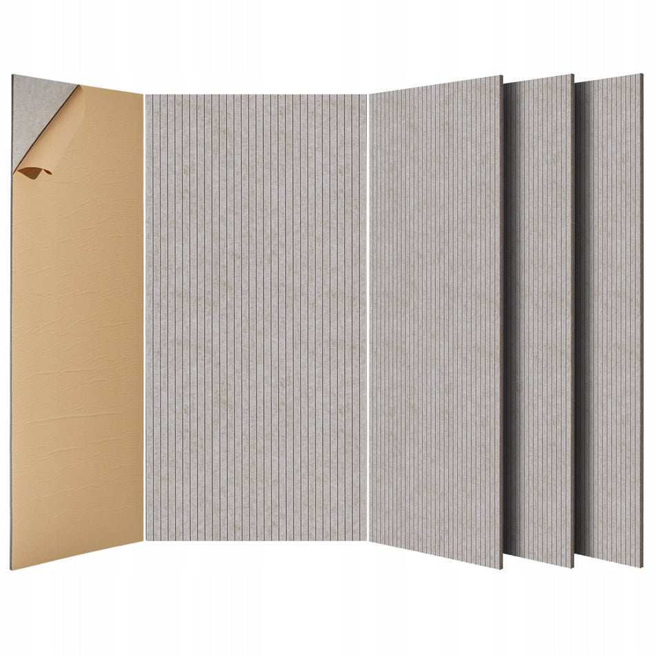 VEVOR 5-PACK SELF-ADHESIVE ACOUSTIC PANELS 1200X600X10MM STRONG 3M ADHESIVE