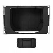 VEVOR 3-DOOR CANOPY TENT WITH BED 70 SHADE BLACK