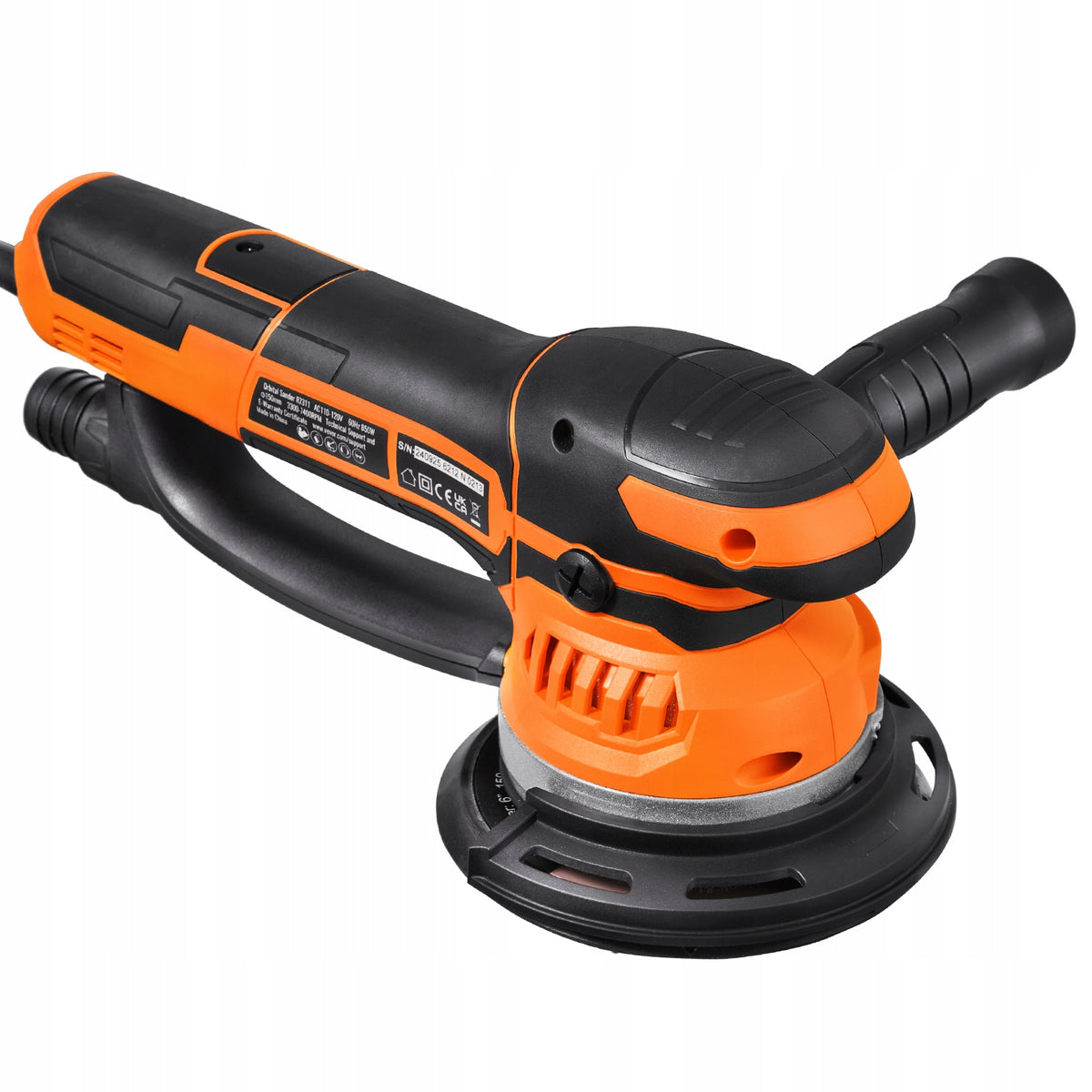 VEVOR 6 INCH 850W 6-SPEED DUAL ACTION RANDOM ORBIT SANDER KIT
