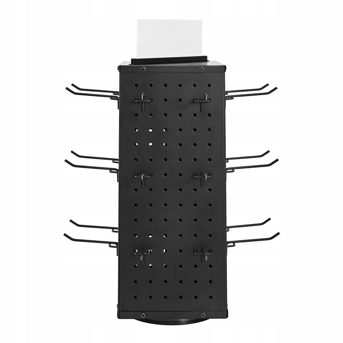 VEVOR ROTARY PEGBOARD DISPLAY STAND 24 HOOKS STRONG