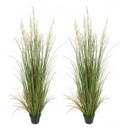 VEVOR ARTIFICIAL GRASS 2 PIECES 1499MM REALISTIC GREEN DECORATION