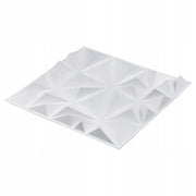 SET OF 33 VEVOR 3D WALL PANELS 30X30 CM PVC DIAMOND MATTE WHITE