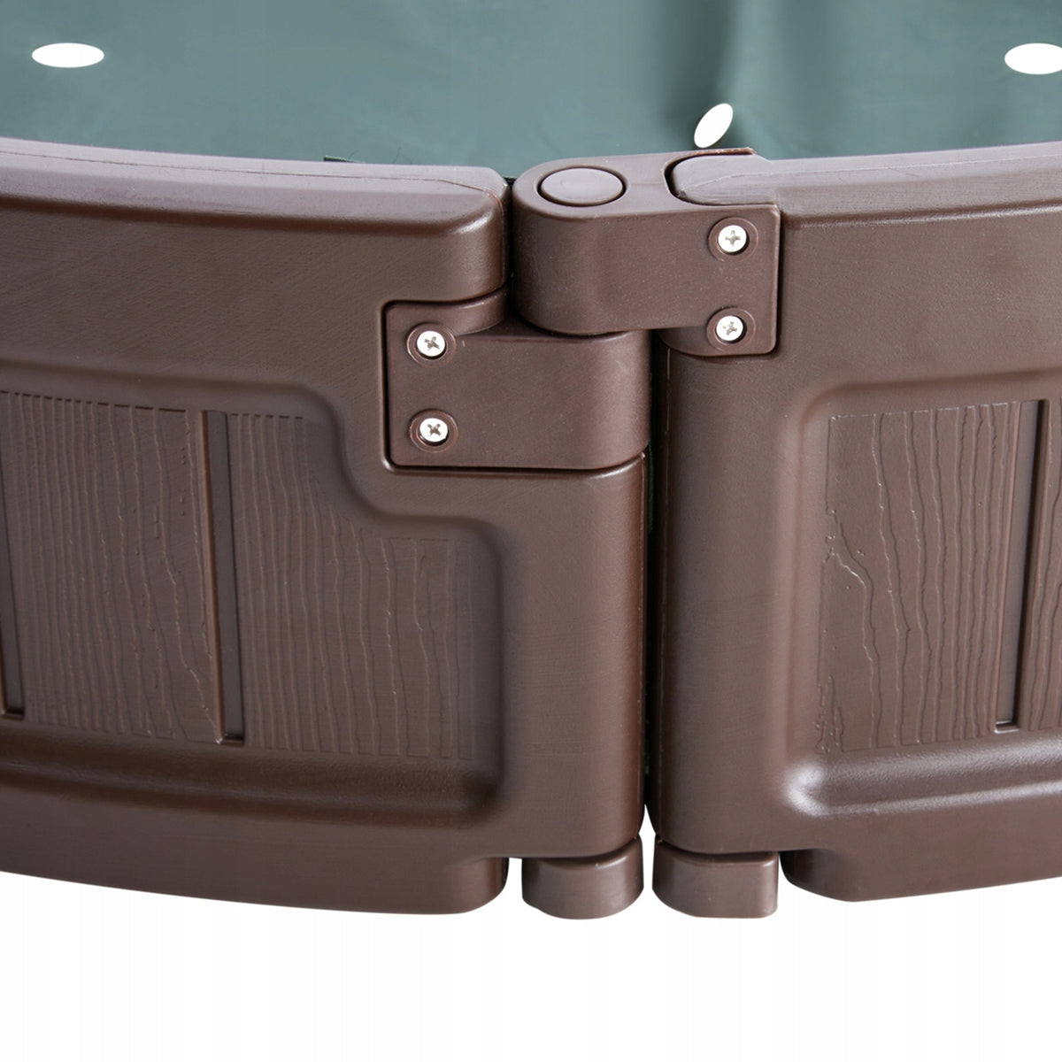 VEVOR PROFESSIONAL SANDPIT WITH LID 183X105X23 CM OVAL HDPE