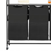 VEVOR LAUNDRY SORTER WITH 3 COMPARTMENTS OXFORD FABRIC STURDY