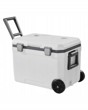 VEVOR PORTABLE TRAVEL REFRIGERATOR 45 QT 64 CANS LIGHTWEIGHT SOLID BEST