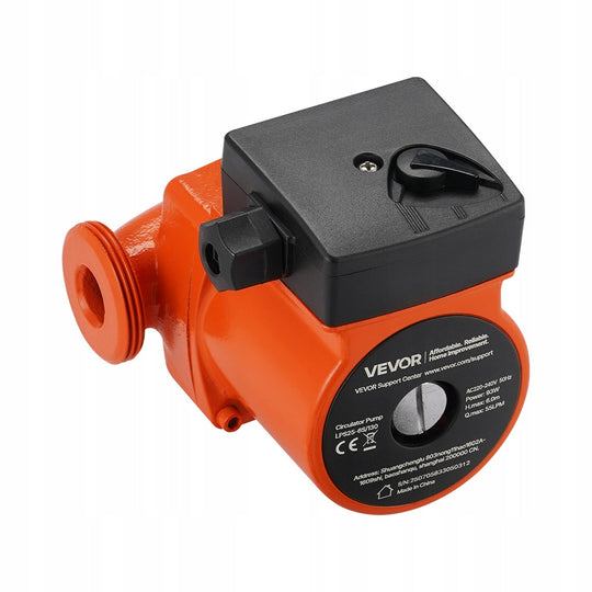 VEVOR CAST IRON CIRCULATOR PUMP LPS25-6S 130 1/8 HP 55 L/MIN 3-SPEED POWERFUL
