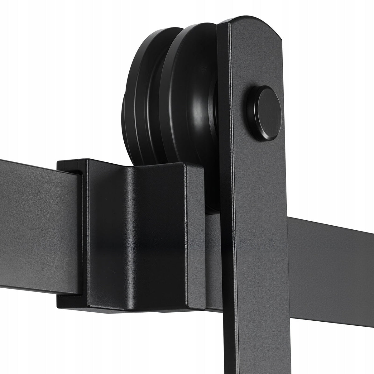 VEVOR 3M SLIDING DOOR SYSTEM BLACK HEAVY DUTY 150KG LOAD CAPACITY