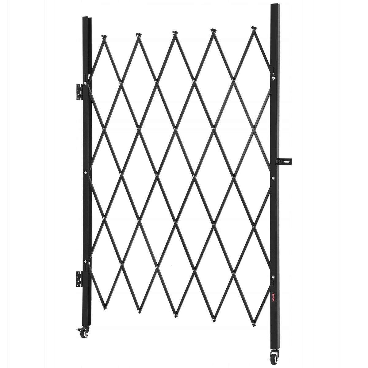 VEVOR FOLDING SECURITY GATE BEST PADLOCK WHEELS 126X198CM