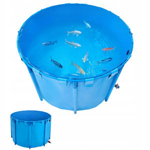 VEVOR PVC FISH POND 1700L FOLDABLE PREMIUM QUALITY ROBUST FRAME