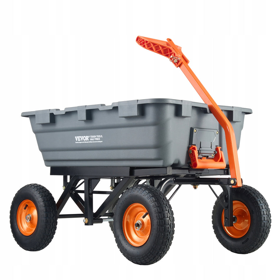 VEVOR PREMIUM 680KG TRANSPORT TROLLEY LARGE 13-INCH WHEELS EASY ASSEMBLY