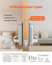 VEVOR 14-Key Double-Sided Heavy-Duty Mechanical Keyless Lock