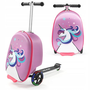 VEVOR 20L SCOOTER SUITCASE TRAVEL LUGGAGE WITH FLASH WHEELS SOLID LIGHTWEIGHT