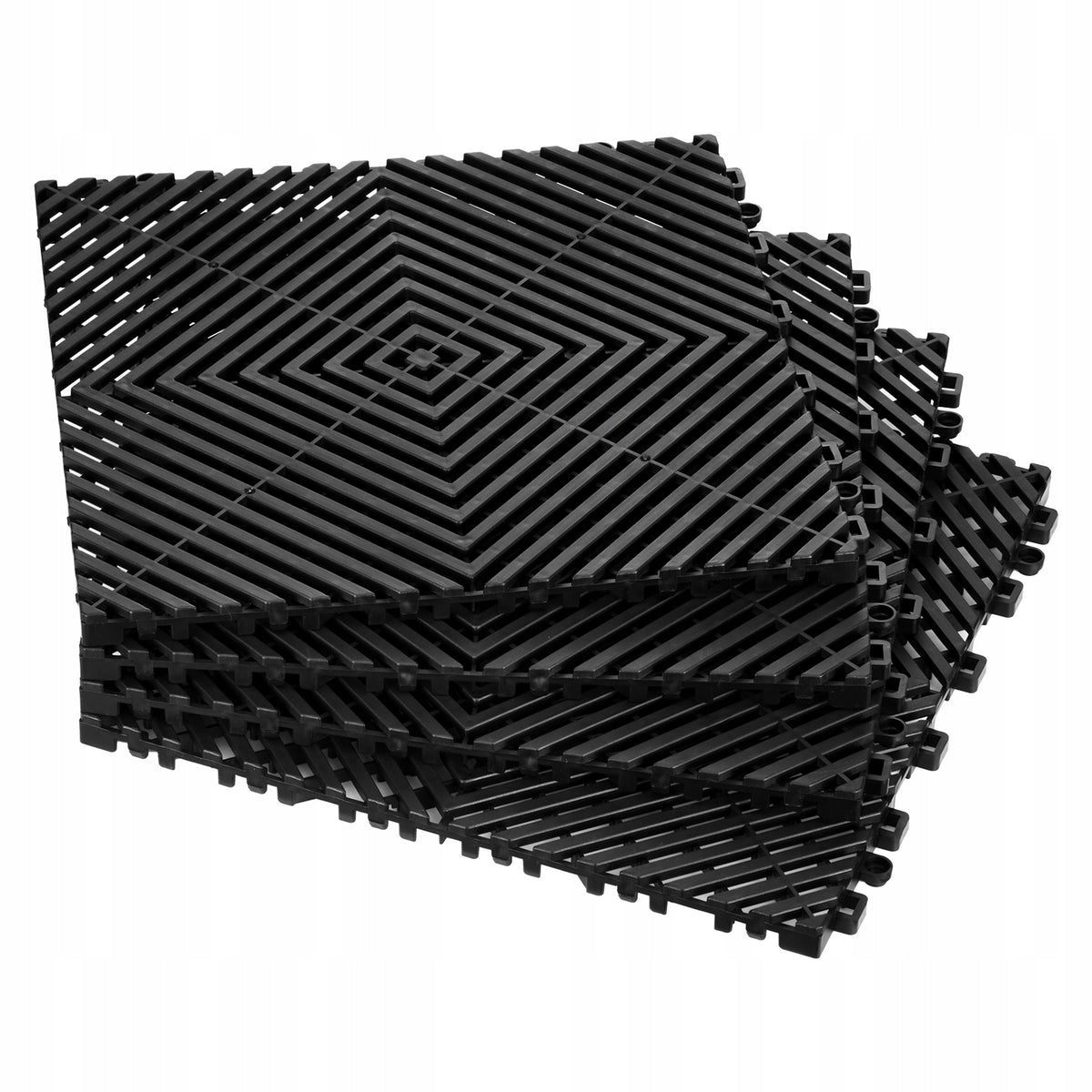 VEVOR DRAINAGE MAT 31X31 CM 12 PCS MODULAR PROFESSIONAL SYSTEM