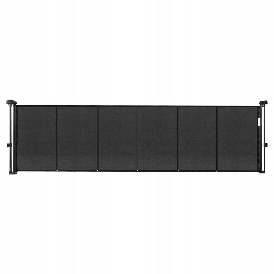 VEVOR FOLDABLE BABY GATE 87 CM STRONG STABLE MESH BLACK