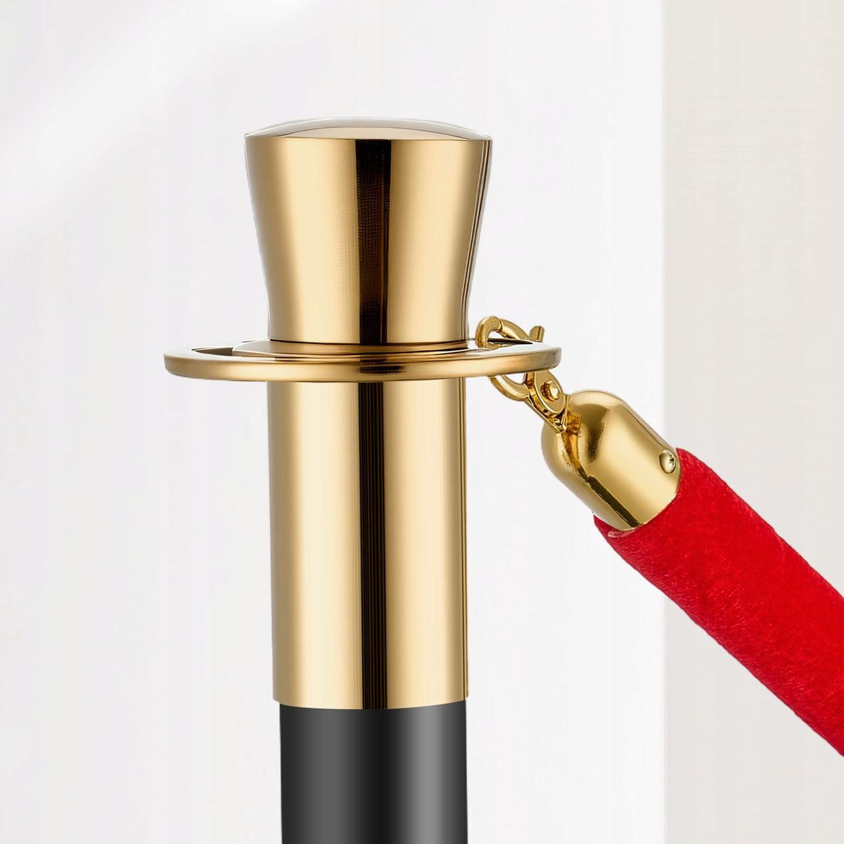 VEVOR STANCHIONS 6 PCS WITH 4 RED VELVET ROPES STRONG