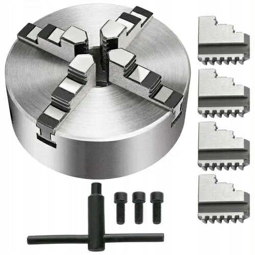 VEVOR 4-JAW LATHE CHUCK 200 MM SELF-CENTERING CAST IRON STRONG