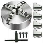 VEVOR 4-JAW LATHE CHUCK 200 MM SELF-CENTERING CAST IRON STRONG