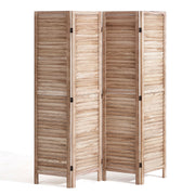 VEVOR 4-PANEL WOODEN FOLDING ROOM DIVIDER SOLID EUROPEAN
