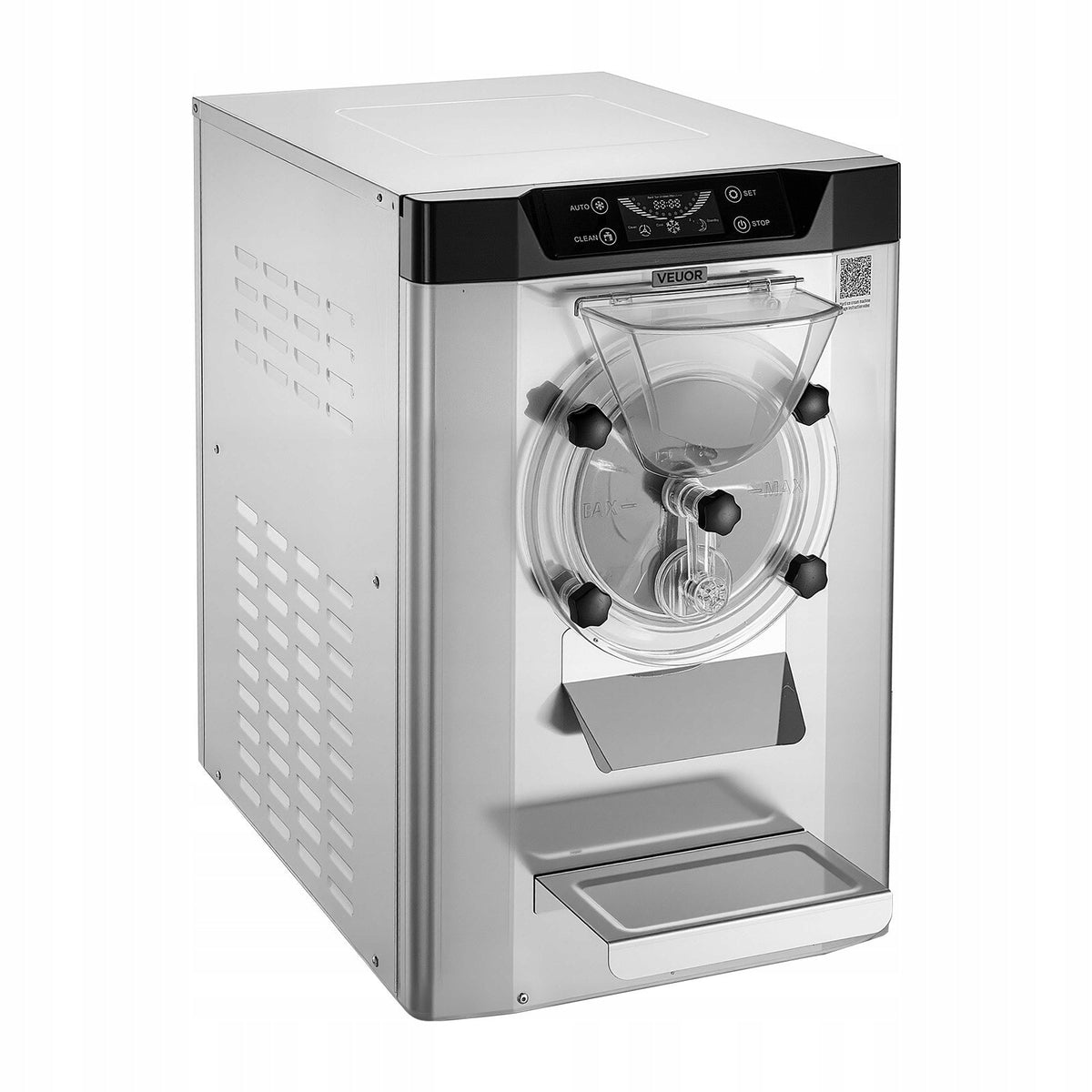 VEVOR PROFESSIONAL ICE CREAM MACHINE 2000W 12-20L/H TABLETOP STAINLESS STEEL