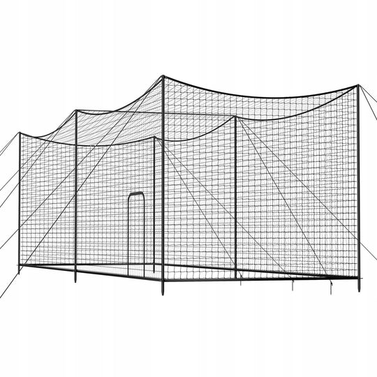 VEVOR BASEBALL CAGE NET 10668X3200X3100MM SOLID REINFORCED
