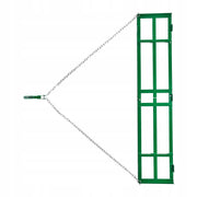 VEVOR 2435X500X100 MM TOWED HARROW ADJUSTABLE STRONG SOLID BEST