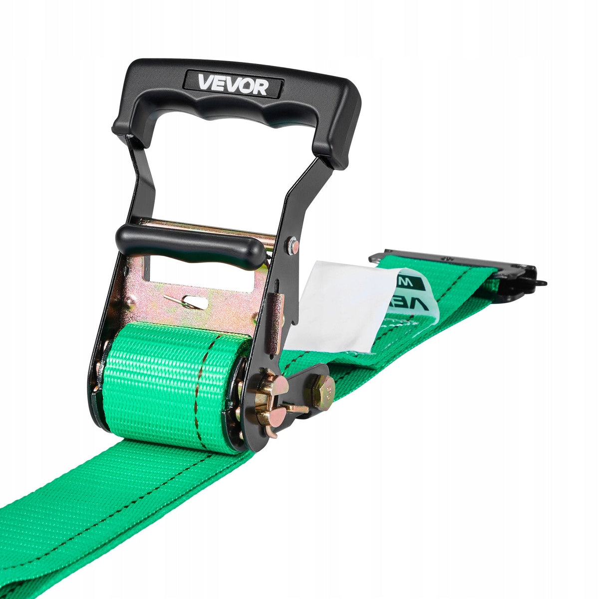 VEVOR 50.8 x 2438.4 mm Wheel Tie Down Strap with Buckle, Strong and Durable