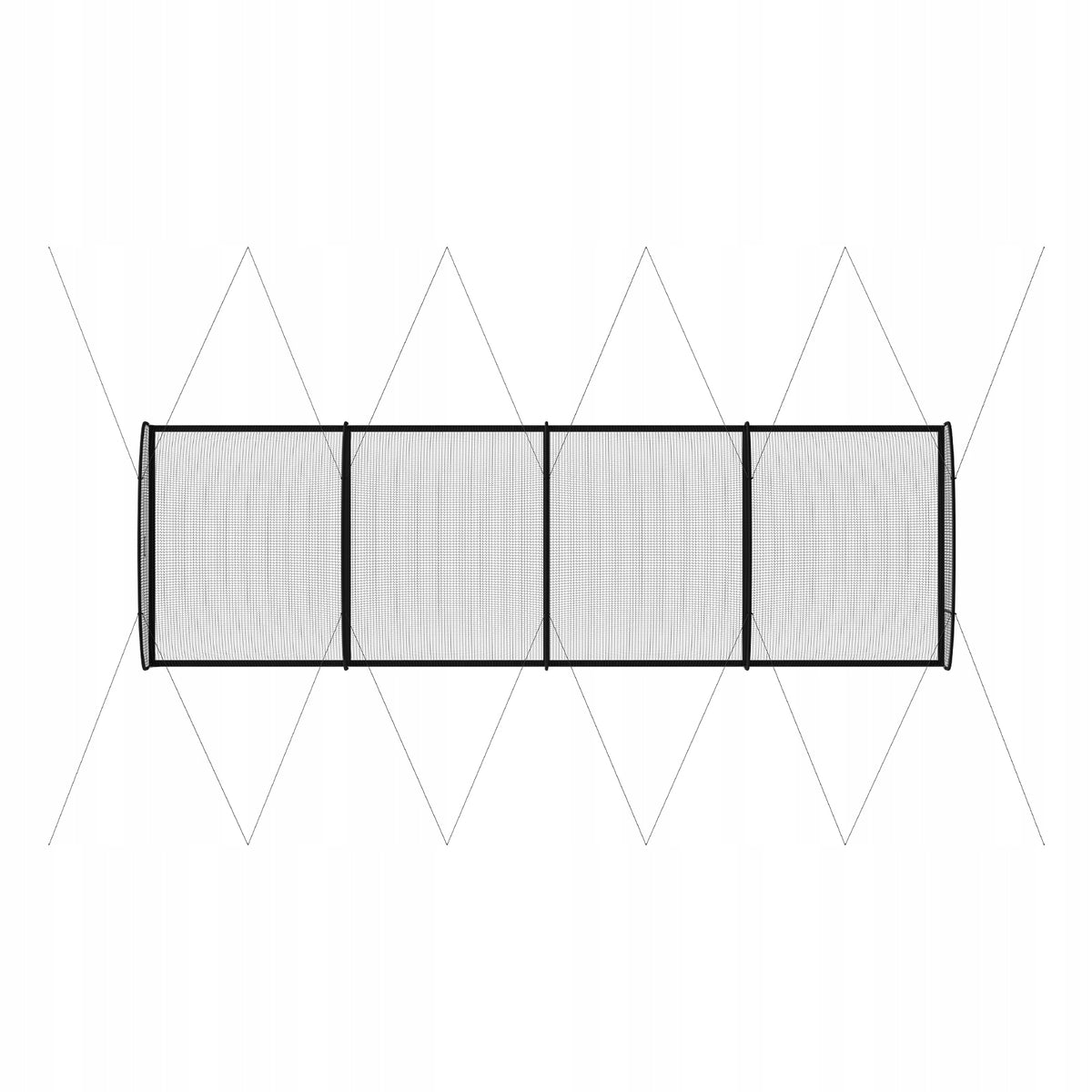 VEVOR BASEBALL BATTING CAGE NET 1220X370X305 CM PROFESSIONAL STRONG