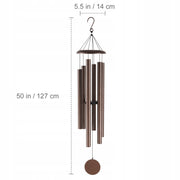 VEVOR 127 CM WIND CHIME 6 TUBES DEEP TONE SOLID DECOR